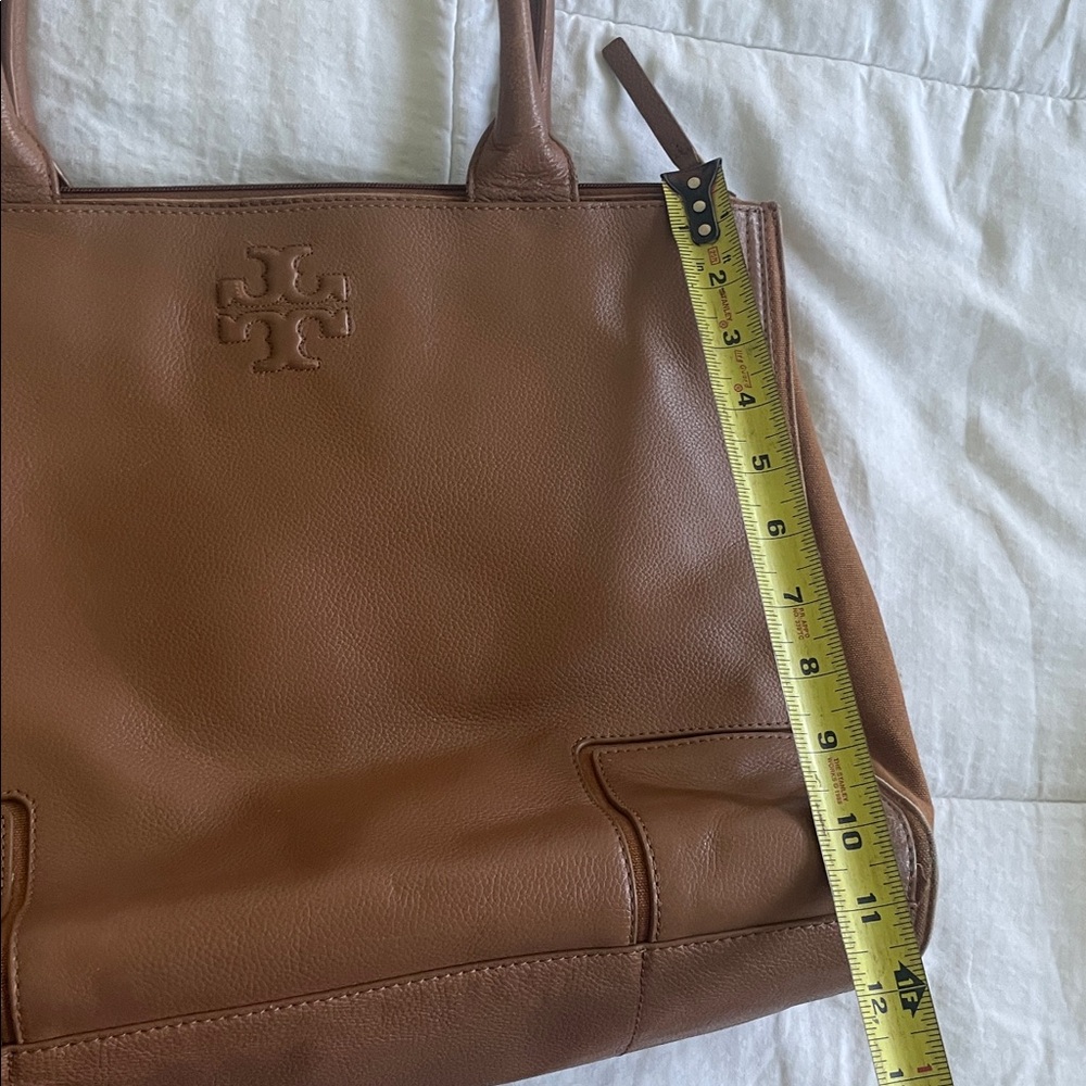 Tory Burch Tan Leather Tote - Picture 9 of 14